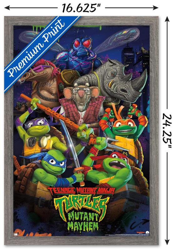 Pôster de parede Trends Teenage Mutant Ninja Turtles 42x57cm